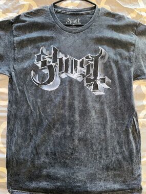 Ghost Band graphic tee.